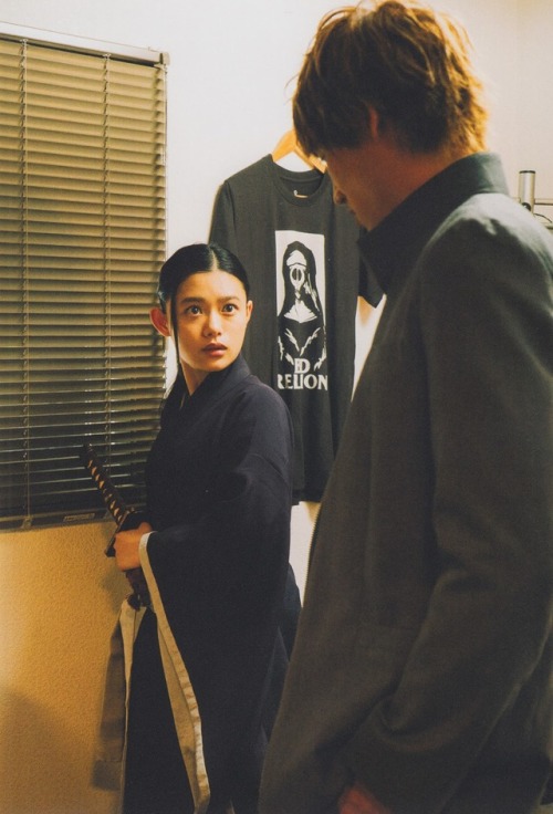 SOTA FUKUSHI as Ichigo Kurosaki and HANA SUGISAKI as Rukia Kuchiki in BLEACH