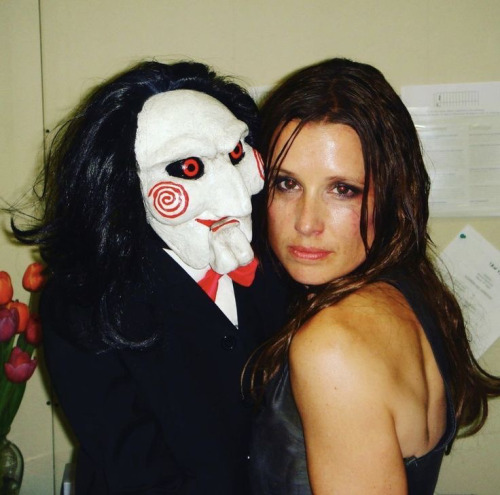 Shawnee Smith (Amanda Young) And Billy The Puppet From Saw