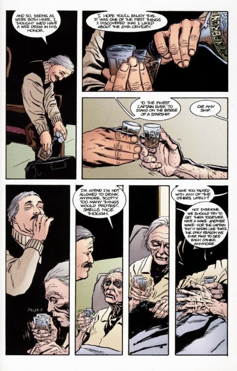 spockvarietyhour: The Wake written by Jeffrey Langart and letters by Steve Liebercolours by Wildstorm FX 