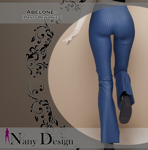 nany-design:  Abelone (Pants - Reworked)Base Game Compatible*For Females T / A / YA*Outfit Type:Pant