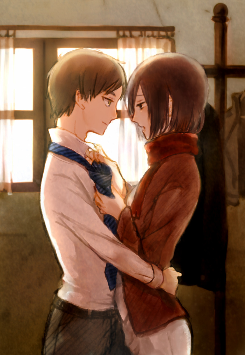 animexfavorites:  &ldquo;Come back safely Eren&quot; ☆ Attack on Titan |