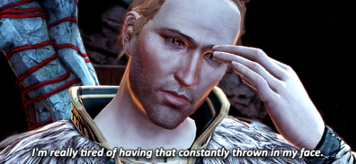 incorrectdragonage:Anders: Sick people freak me out.Anyone: You’re a healer!Anders: I’m really tired