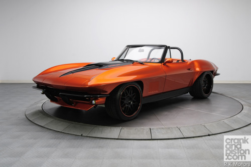 1967 Chevrolet Corvette Stingray Roadster by Katech. RKM Auction.(via 1967 Chevrolet Corvette Stingr