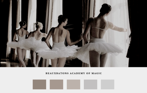 minayeons:@hogwartsonline — colour palettesBeauxbatons Academy of Magic is the French wizarding scho
