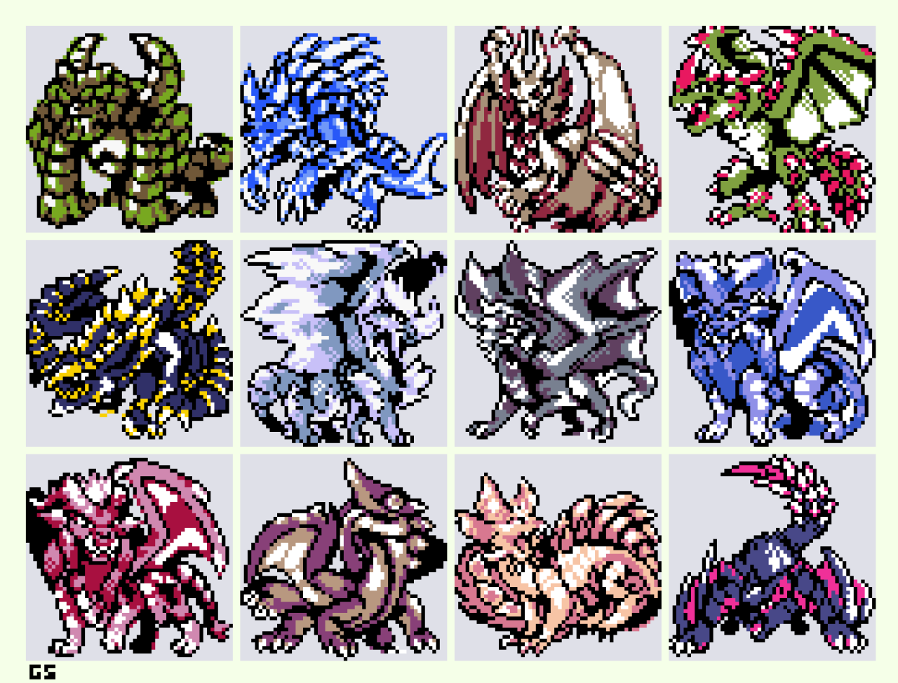 Pokémon Gold and Silver Pokémon Crystal Growlithe Pixel art, pokemon, text,  carnivoran png