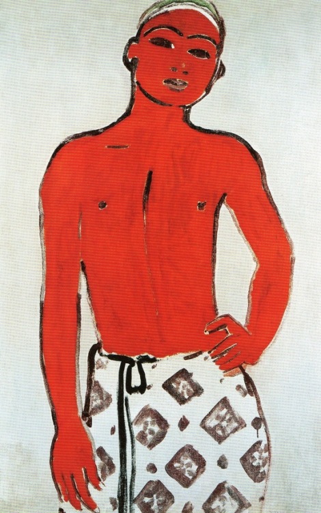 Kees van Dongen-Young Arab Man, 1911. Oil on Canvas from a Private Colection. (via Arte)