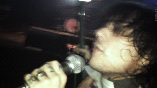 prettygodd:Frank in the crowd during Joyriding (x)