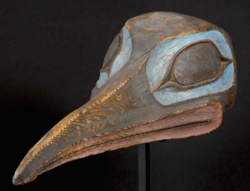 newguineatribalart: Native American Northwest Coast Bird shaped masks Among Northwest Coast peoples,