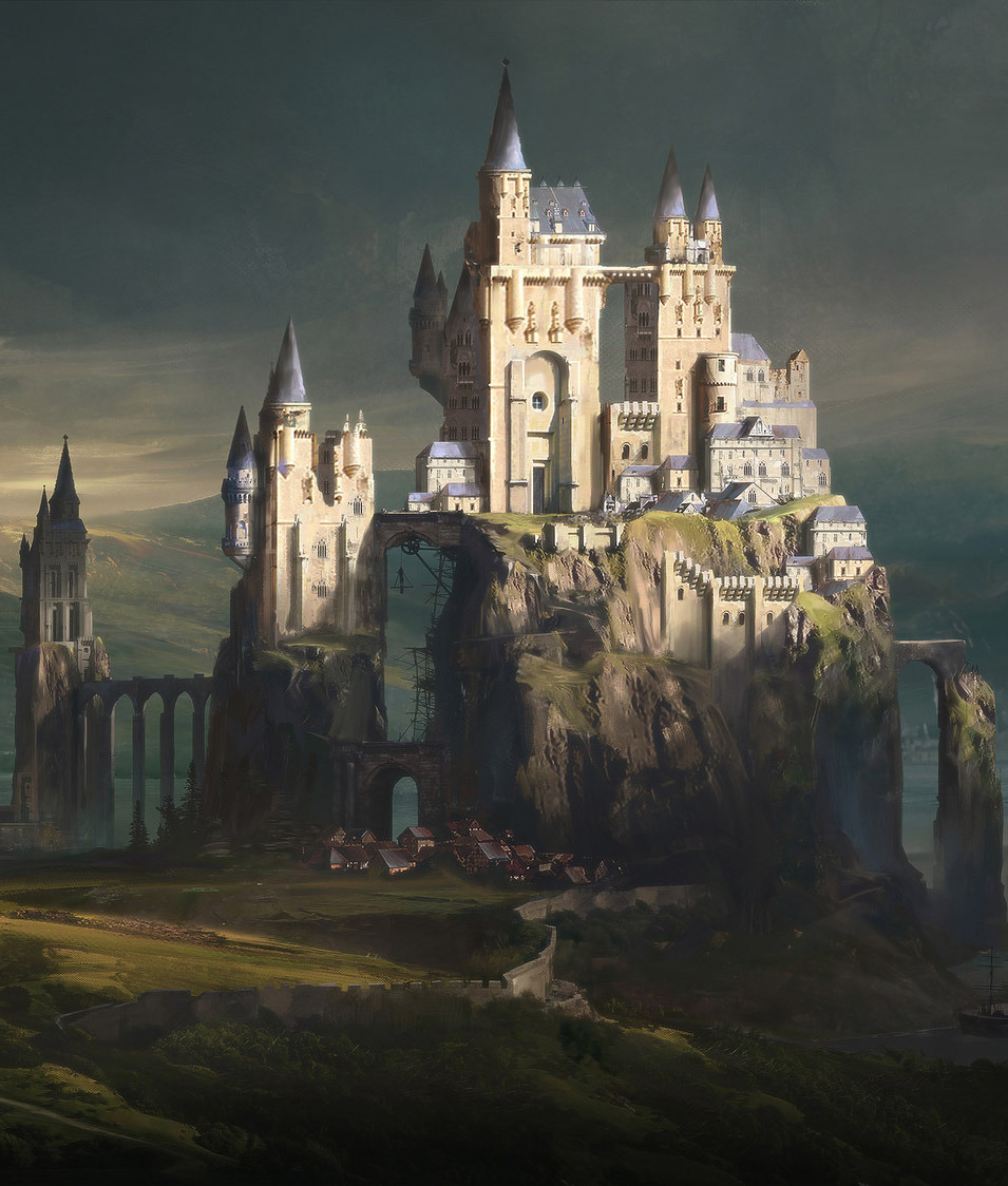 cinemagorgeous:Castle Town by artist Jordan Grimmer.