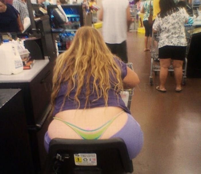 People at walmart