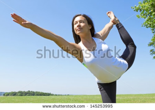 The arm position is like sex. Two forces pushing against each other for a stretching and a release. 