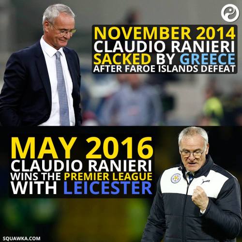 Congratulations to Leicester on winning their first ever English top-flight title.You heard us: Leic