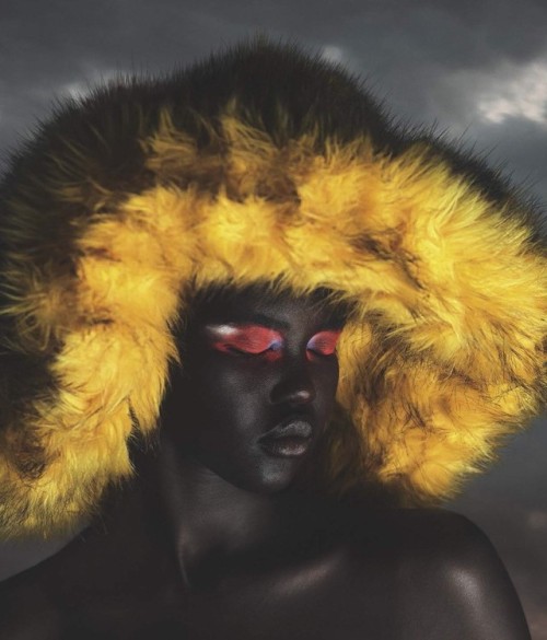 midnight-charm:   Adut Akech photographed by Mert Alas & Marcus Piggott for Vogue Italia April 2018  