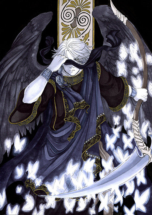 Inktober Challenge Days 13 Cyclops Day 14 Thanatos ♥Day 15 Narcisse