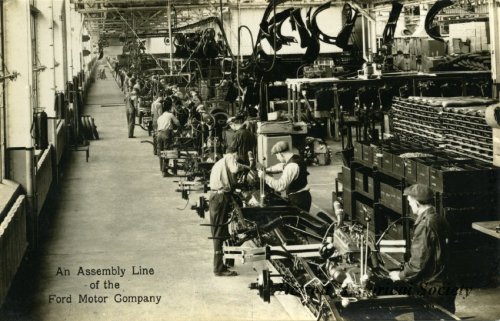 October 7, 1913 Moving assembly line debuts at Ford factory“For the first time, Henry Ford’s e