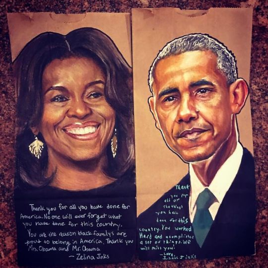 Lynell Jinks Started Drawing On His Kids’ Lunch Bags, And Even Obama Loved & Appreciate Them