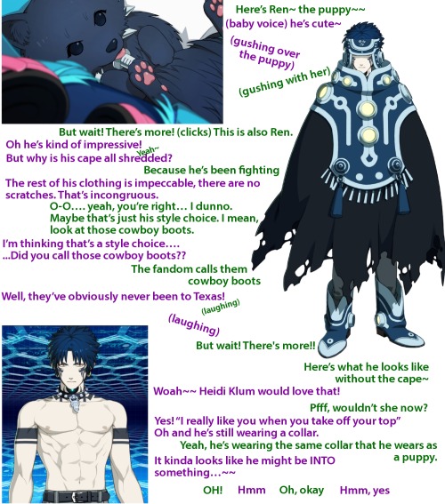 sweetmelonkandy:  hot-gothics:  DRAMAtical Murder First Impressions with my mom I love my mom so much.(she’s in her 60’s, btw) This was great fun to do x3 And she’s actually in the middle of playing the game but she’s only at the beginning of