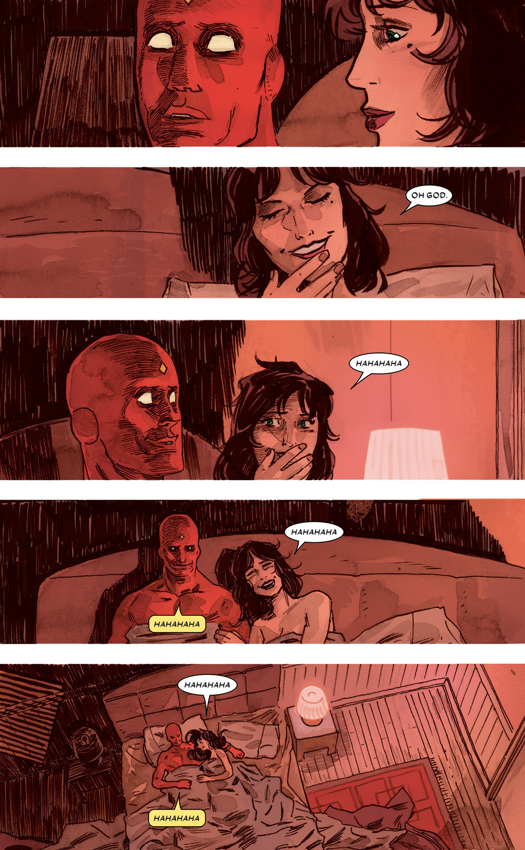 why-i-love-comics:  Vision #7 (2016)written by Tom Kingart by Jordie Bellaire
