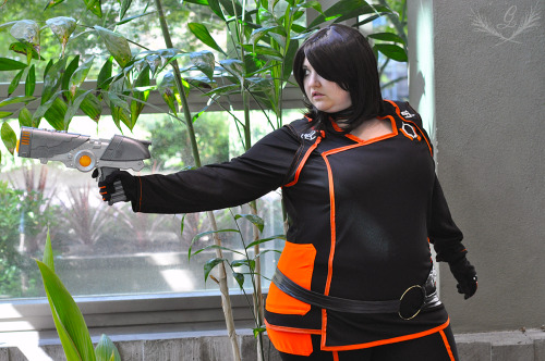 mjolnerding: Broadcasting orders over loudspeakers. Charming. Miranda Lawson Cosplay; Mass Effe