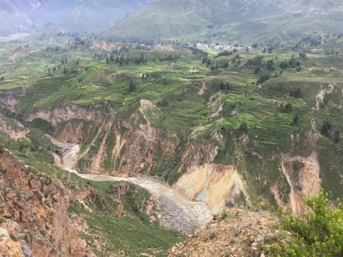 Valle de Colca y rio Colca, Arequipa, 2017.