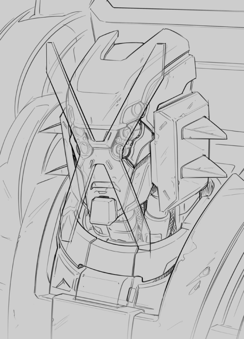 jet-teeth: Every since I saw that sketch Milne did of what is actually under Tesarus’s visor, I thi