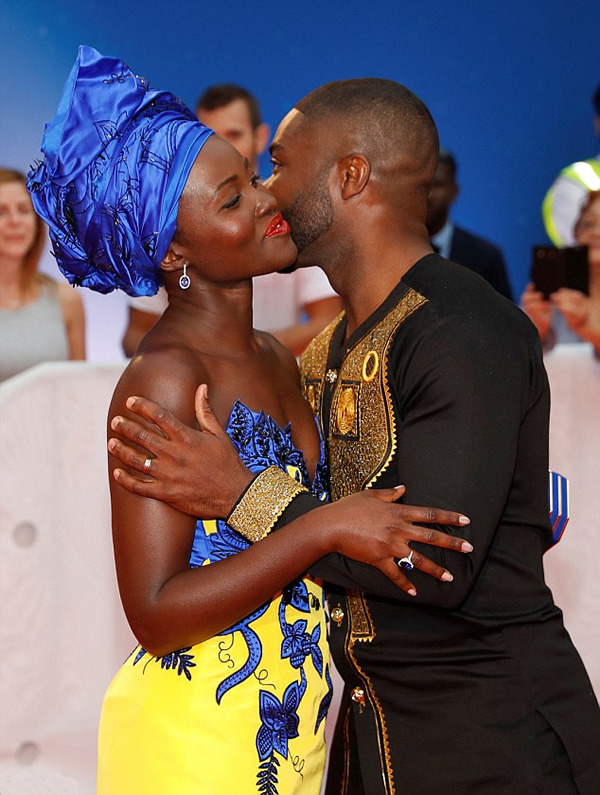 aboutcelebz:  Actress Lupita Nyong'o, director Mira Nair and actor David Oyelowo