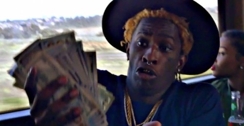 fabricsample:  reblog or young thug will drop all his money
