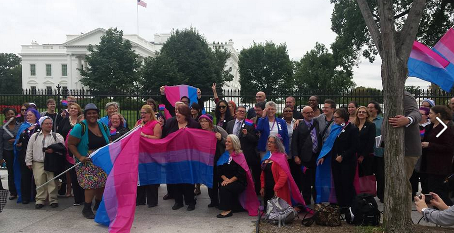 bi-trans-alliance:  September 21, 2015:  Impromptu bi rally at the White House during