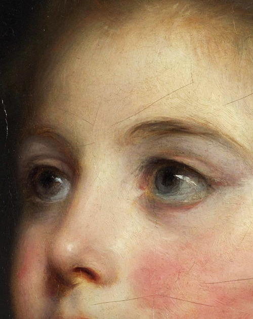 Jean-Baptiste Greuze, Portrait of a Girl (Detail), 18th Century
