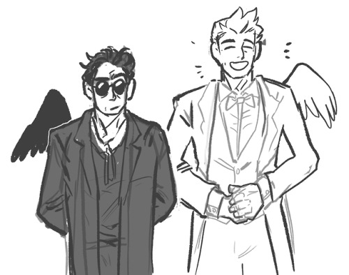 swap au Aziraphale The Devil & Crowley The Angel