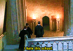 riddlemetom:Overheard in the halls of Hogwarts [2/4] inspired by x