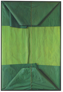 thunderstruck9: Claudio Bravo (Chilean, 1936-2011), Green Package, 2005. Oil on canvas, 194.3 x 130 cm. via dead-molchun 