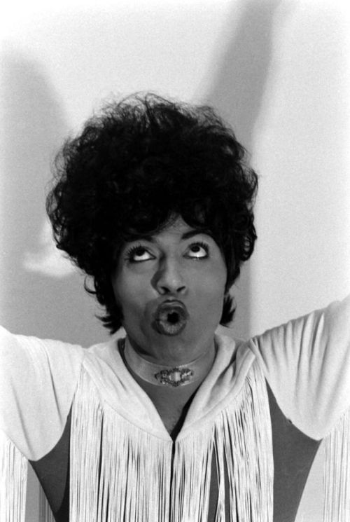 vintageeveryday:Little Richard, a founding father of rock‘n’roll whose fervent shrieks, flamboyant g