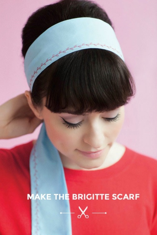 DIY Headscarf Tutorial from Tilly and the Buttons. This is the first project from her book and is fo