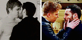 stendun:   robron   kisses 