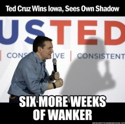 saywhat-politics:  Ted Cruz Wins Iowa, Sees