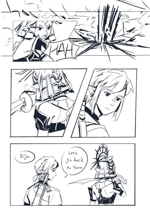 I Like To Think When Riju Is In Turmoil, Link Knows How To Help Her, Because He Went Through The Exact