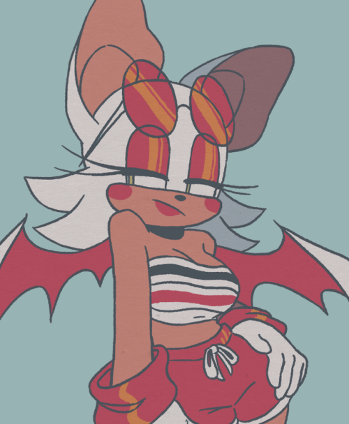 pandidoesart:yesterday was my bday so here is a casual rouge to celebrate lmao