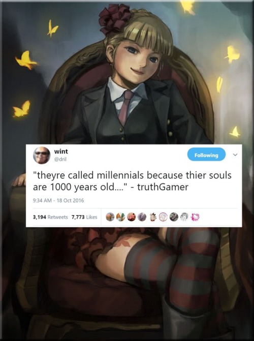 Umineko Dril Tweets: Part FourPart one.  Part two. Part three. Catch them all at seadrils on twitter