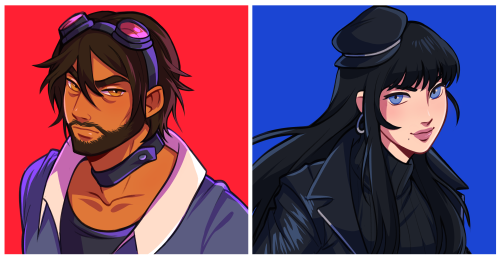 a gift for my cousin!! just some icons of our ffxiv characters together