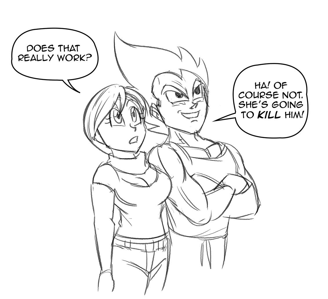 So had this thought last night, “What-If” Yamcha had a Saiyan girlfriend. And