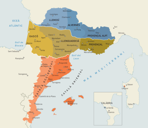 Catalan language map [587x600] : r/MapPorn