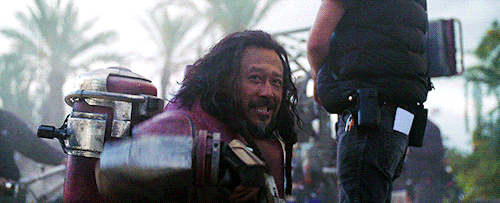 oscaricaas:Donnie Yen and Jiang Wen in Rogue One: Behind the Scenes