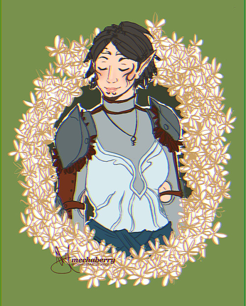 mechaberry: I originally drew this for Merrill Appreciation Week but never got around to coloring an