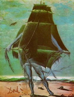 salvadordali-art:  The Ship, 1934-1935 Salvador Dali 