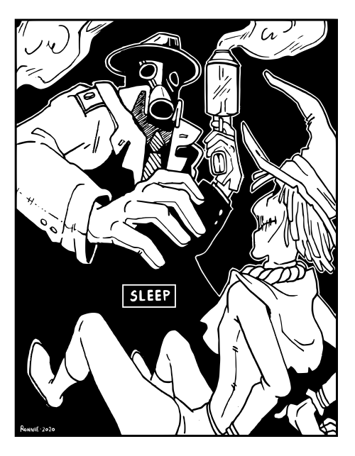 Inktober 2020 // Day 21 // Sleep