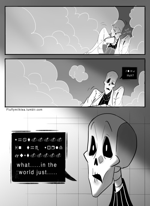 fluffymilktea:  [ Previous ][First]You don’t look too good Sans.. Here is the long awaited update!! There were more to it..but photoshop decided to be a jerk and crash multiple times in a row….As a result, this will be a two parted update. The second