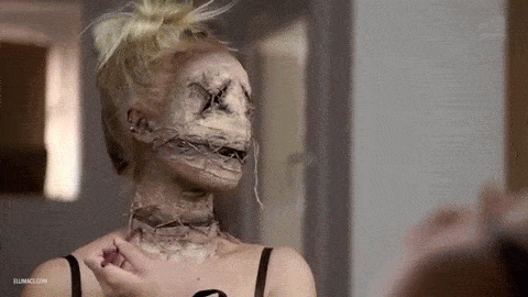 just-a-nerd-who-needs-sleep:sixpenceee:Compilation of Intense SFX Halloween Make UpFor those of you 