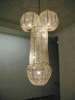 nikkiesilk:  Chandelier with a sense of humour