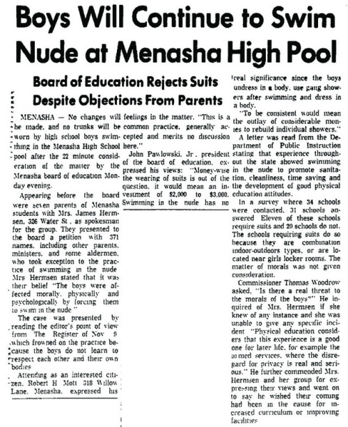 simply-dante:Parents were attempting to petition the school board to change the nude requirements fo